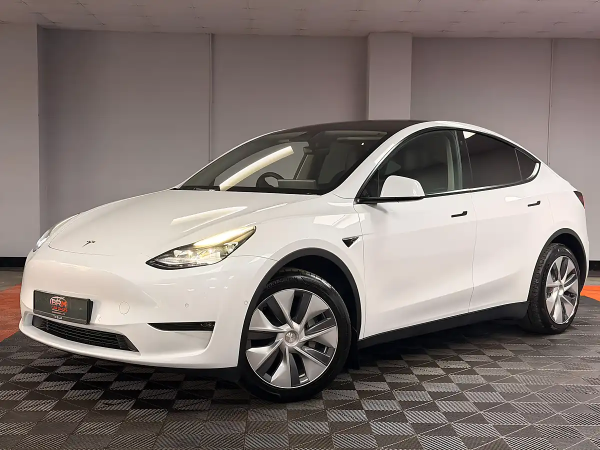 Used 2022 Tesla Model Y Long Range Pearl White - Interior and Exterior details 3