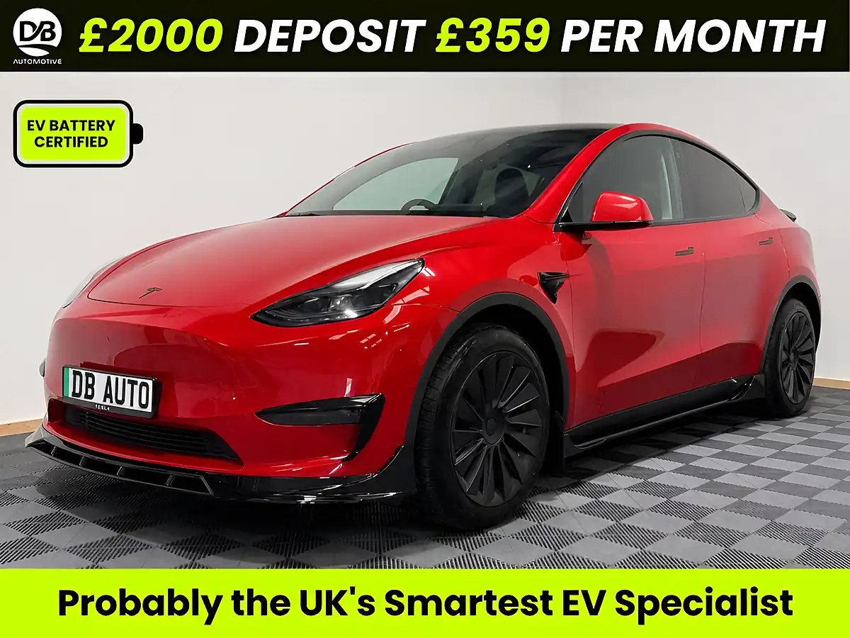 Used 2022 Tesla Model Y Long Range Red - Front View