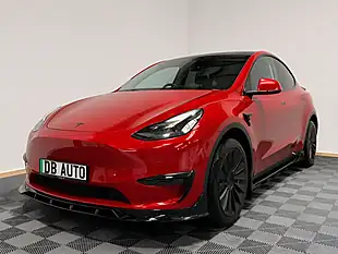 Used 2022 Tesla Model Y Long Range Red - Interior and Exterior details 12