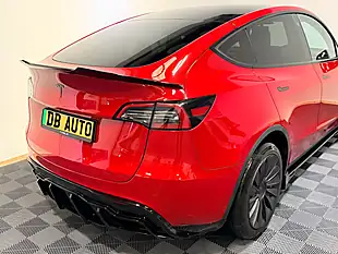 Used 2022 Tesla Model Y Long Range Red - Interior and Exterior details 15