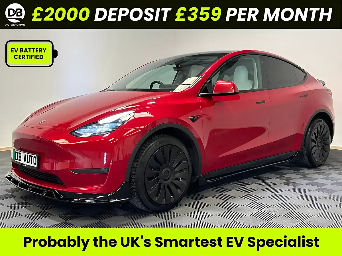 Used 2022 Tesla Model Y Long Range Red - Front View