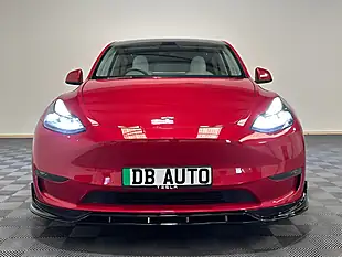 Used 2022 Tesla Model Y Long Range Red - Interior and Exterior details 10
