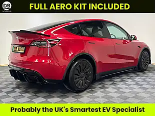 Used 2022 Tesla Model Y Long Range Red - Interior and Exterior details 3