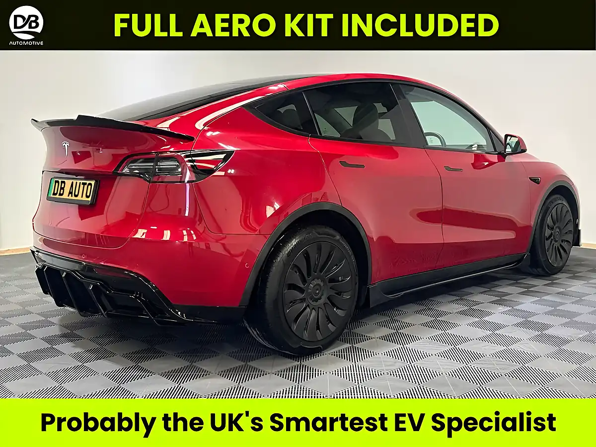 Used 2022 Tesla Model Y Long Range Red - Interior and Exterior details 3