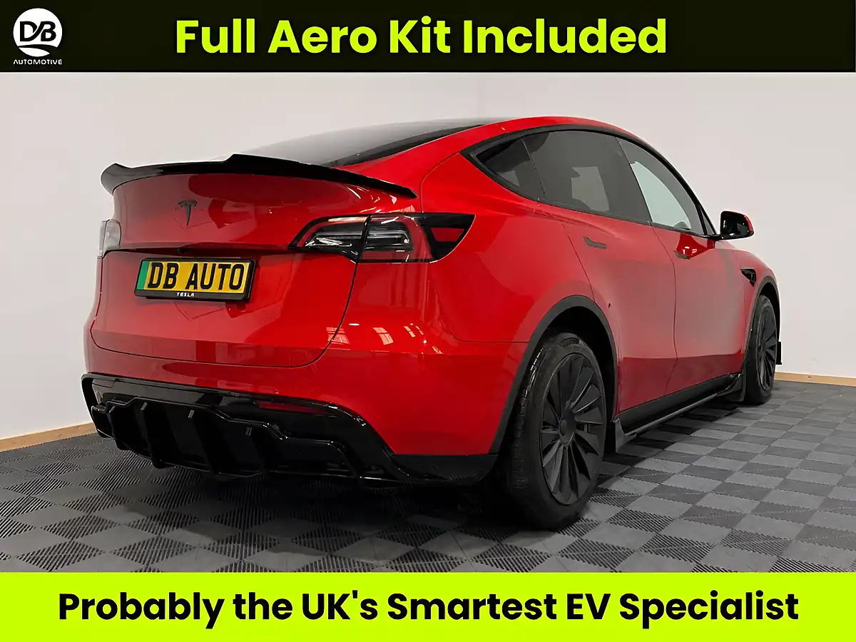 Used 2022 Tesla Model Y Long Range Red - Interior and Exterior details 3