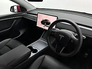 Used 2022 Tesla Model Y Long Range Red - Interior and Exterior details 7