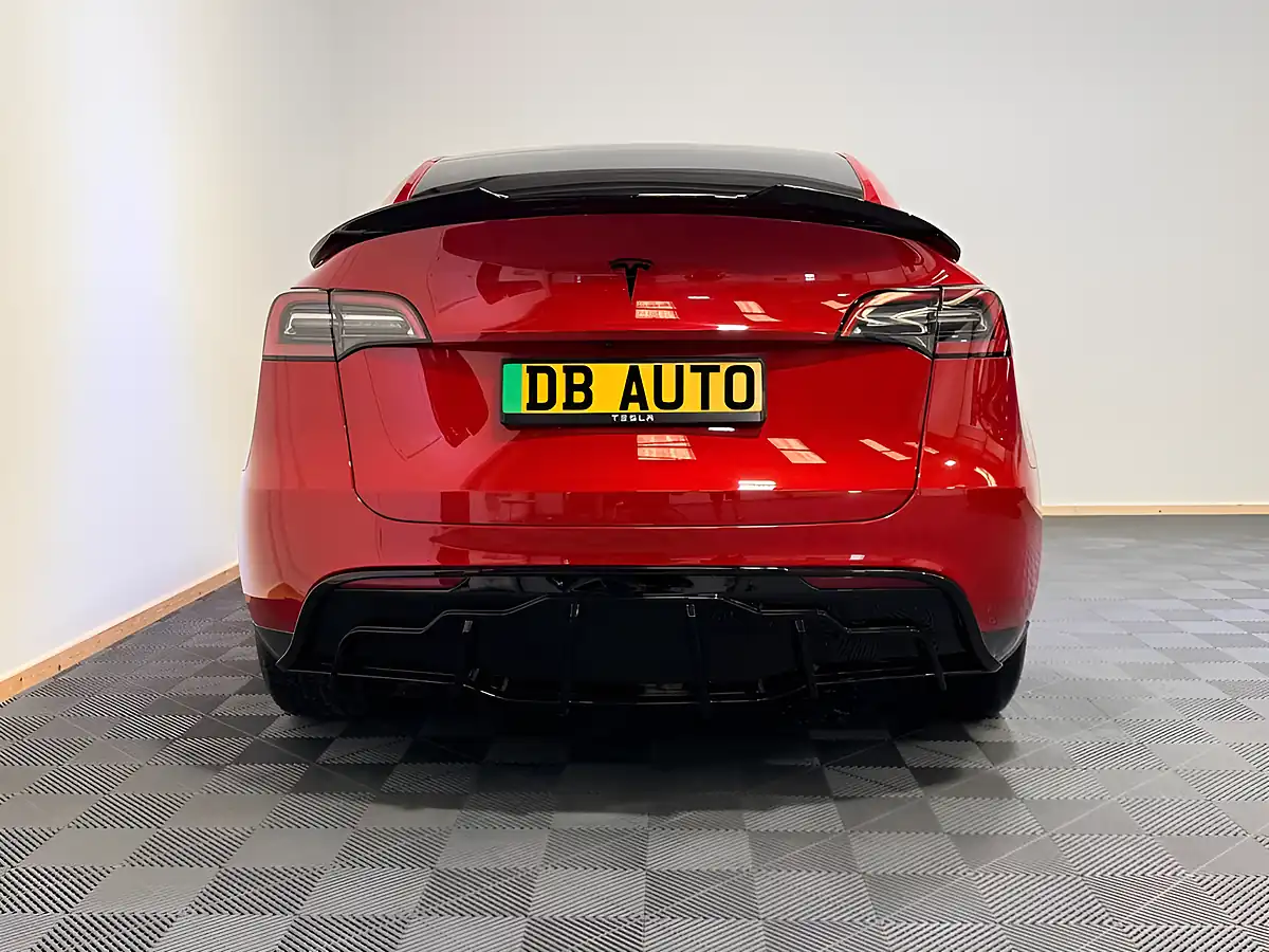 Used 2022 Tesla Model Y Long Range Red - Interior and Exterior details 8