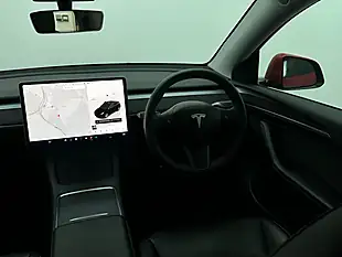 Used 2022 Tesla Model Y Long Range Red - Interior and Exterior details 15