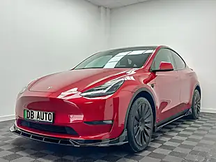 Used 2022 Tesla Model Y Long Range Red - Interior and Exterior details 5