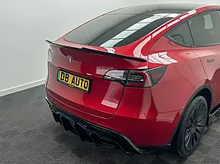 Used 2022 Tesla Model Y Long Range Red - Interior and Exterior details 8