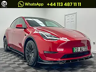 Used 2022 Tesla Model Y Long Range Red - Interior and Exterior details 6