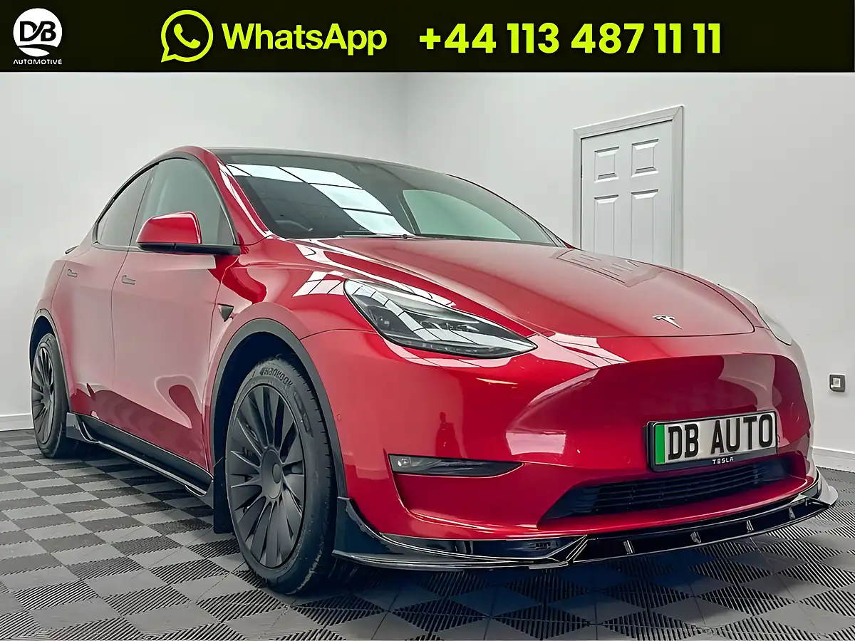 Used 2022 Tesla Model Y Long Range Red - Interior and Exterior details 6