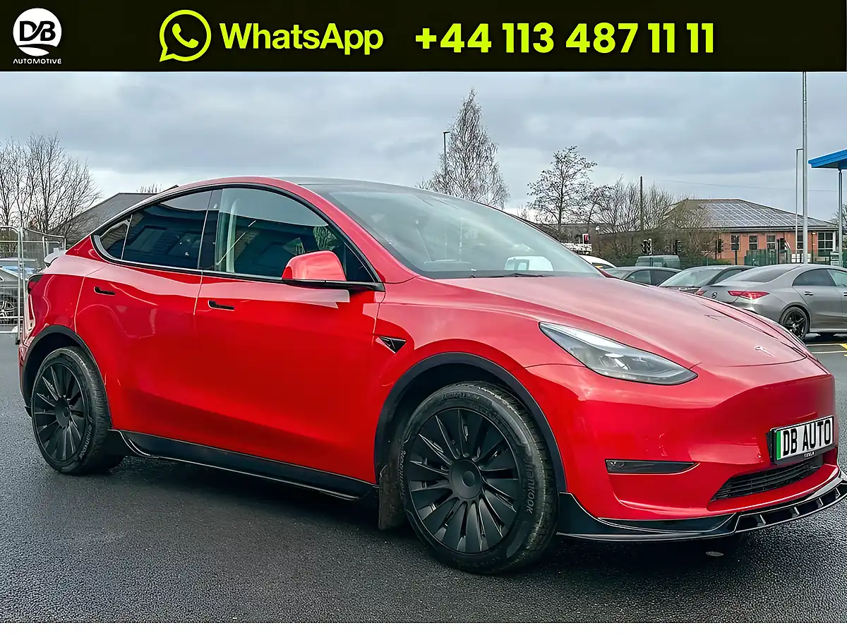 Used 2022 Tesla Model Y Long Range Red - Interior and Exterior details 8