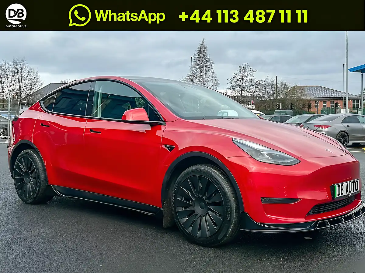 Used 2022 Tesla Model Y Long Range Red - Interior and Exterior details 11