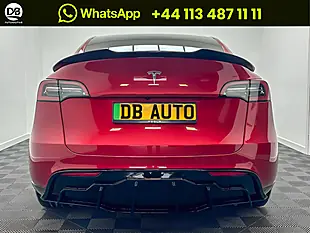 Used 2022 Tesla Model Y Long Range Red - Interior and Exterior details 4