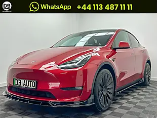Used 2022 Tesla Model Y Long Range Red - Interior and Exterior details 8
