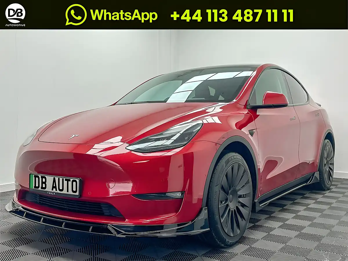 Used 2022 Tesla Model Y Long Range Red - Interior and Exterior details 8