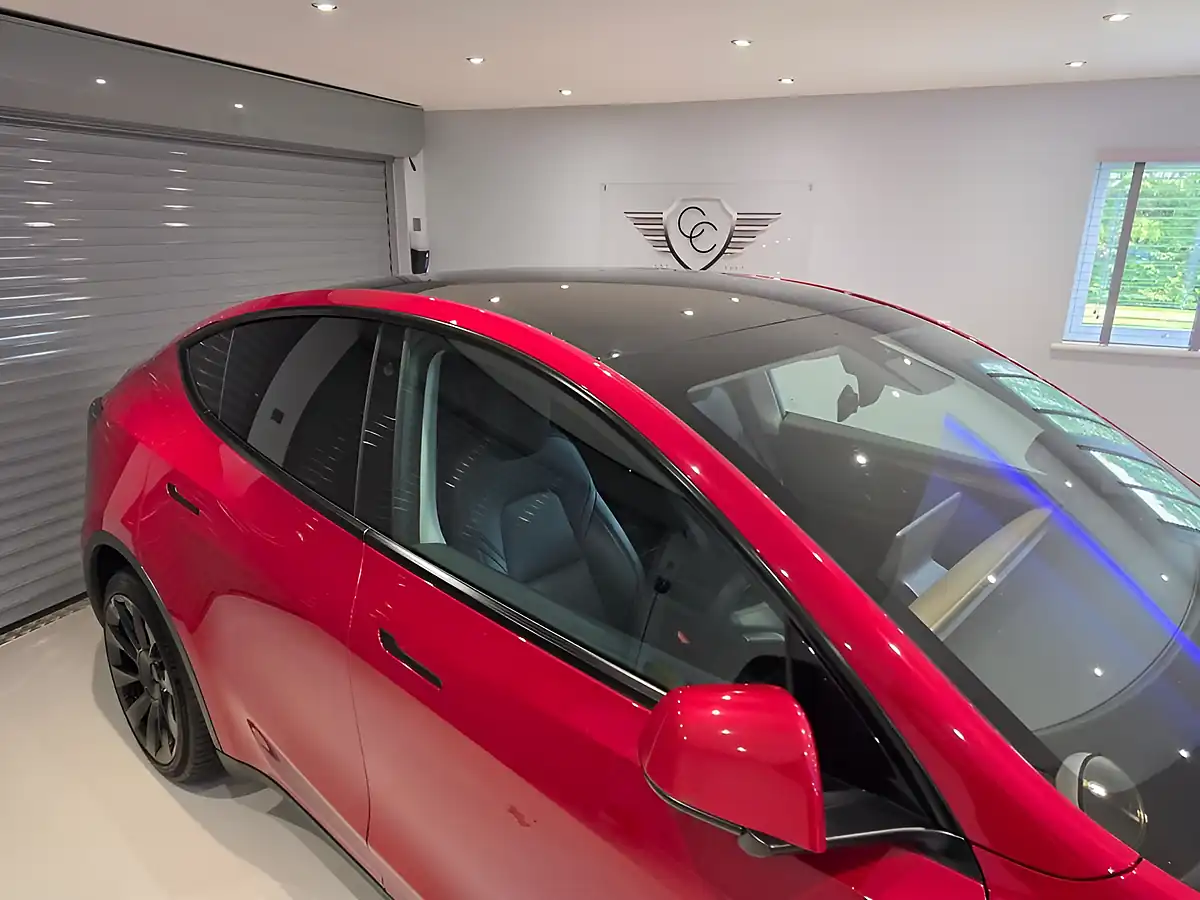 Used 2022 Tesla Model Y Long Range Red - Interior and Exterior details 20