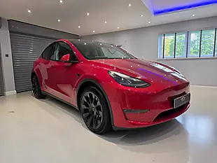 Used 2022 Tesla Model Y Long Range Red - Interior and Exterior details 3