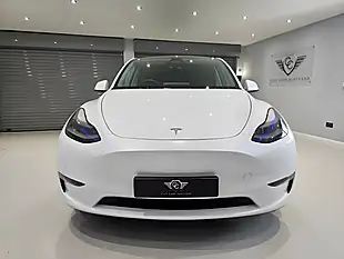 Used 2022 Tesla Model Y Long Range White - Interior and Exterior details 2