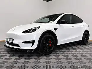 Used 2022 Tesla Model Y Long Range White - Interior and Exterior details 6