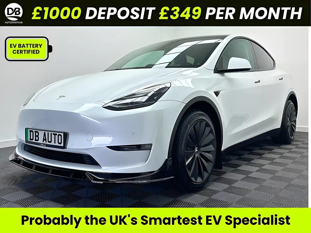Used 2022 Tesla Model Y Long Range White - Front View