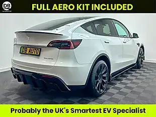 Used 2022 Tesla Model Y Long Range White - Interior and Exterior details 3