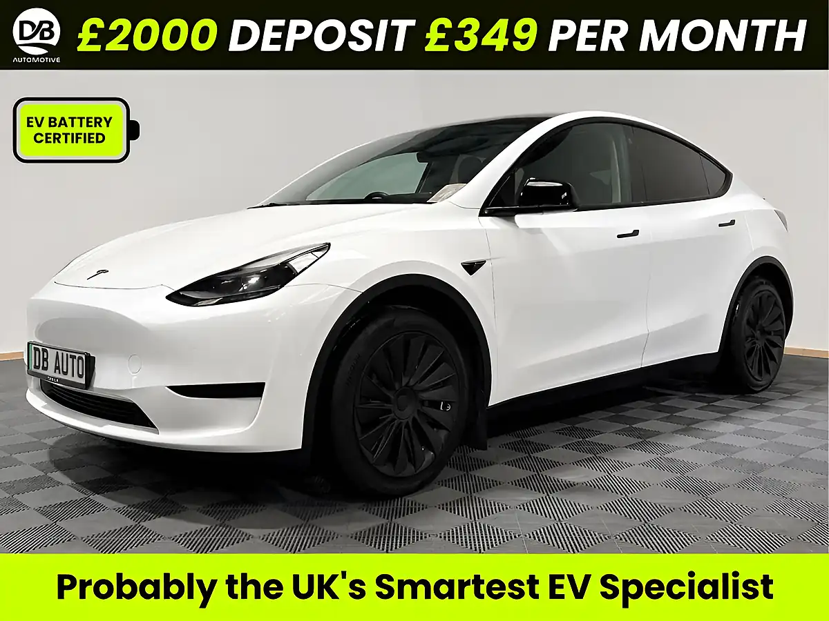 Used 2022 Tesla Model Y Long Range White - Front View