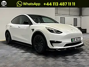 Used 2022 Tesla Model Y Long Range White - Interior and Exterior details 7