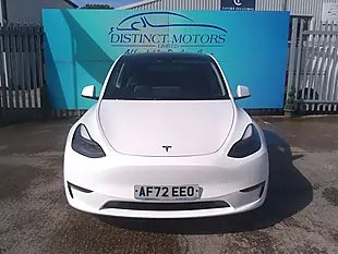 Used 2022 Tesla Model Y Long Range White - Interior and Exterior details 2