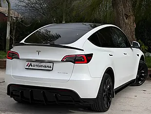 Used 2022 Tesla Model Y Long Range White - Interior and Exterior details 11