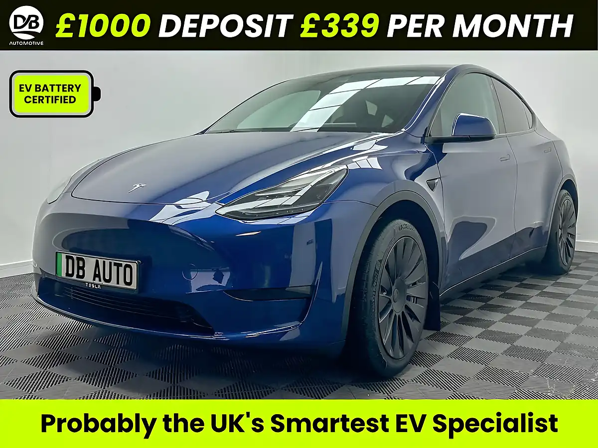 Used 2022 Tesla Model Y Style Pack Blue - Front View