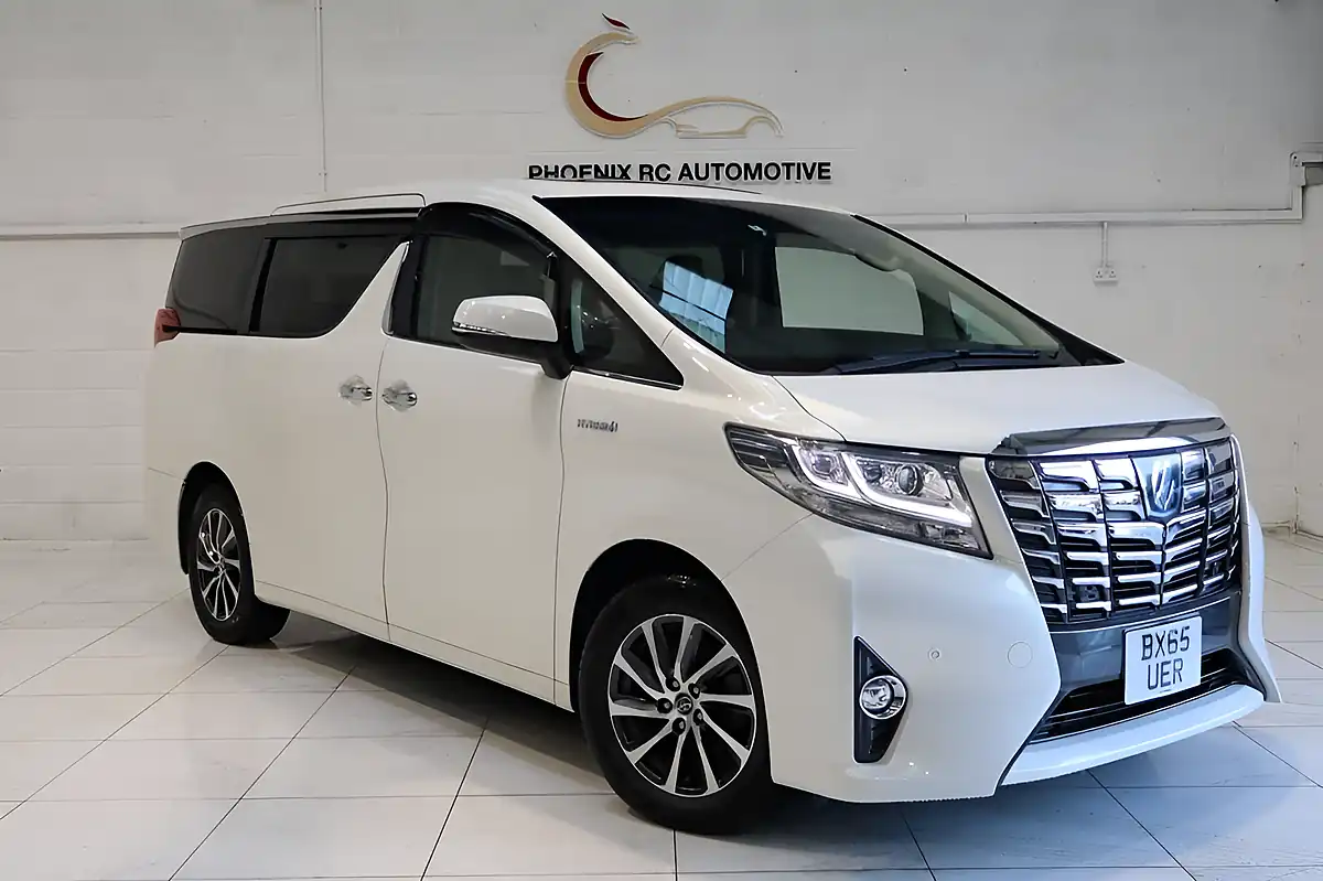 Used 2022 Toyota Alphard Executive Lounge White - Front View