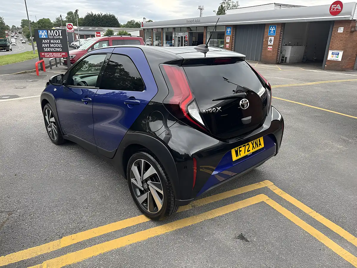 Used 2022 Toyota Aygo X Edge Blue - Interior and Exterior details 7