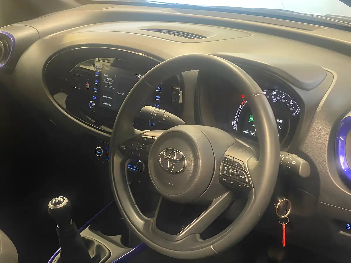 Used 2022 Toyota Aygo X Edge Juniper Blue - Interior and Exterior details 11
