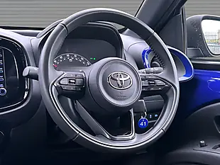 Used 2022 Toyota Aygo X Edge Juniper Blue With Black Roof - Interior and Exterior details 13