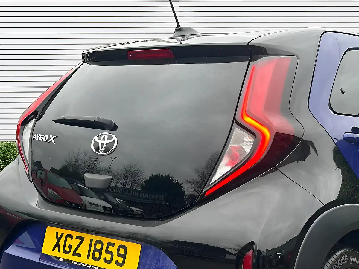 Used 2022 Toyota Aygo X Edge Juniper Blue With Black Roof - Interior and Exterior details 15