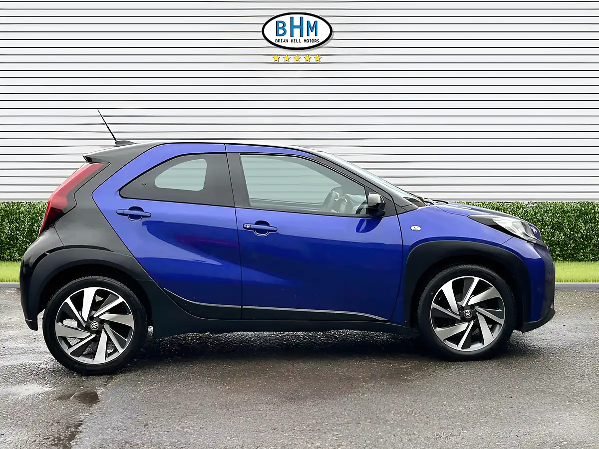Used 2022 Toyota Aygo X Edge Juniper Blue With Black Roof - Interior and Exterior details 2