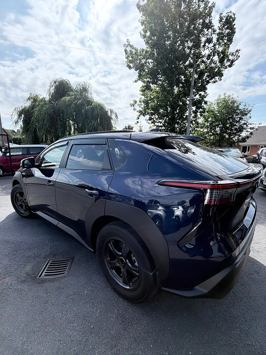 Used 2022 Toyota BZ4X Blue - Interior and Exterior details 4