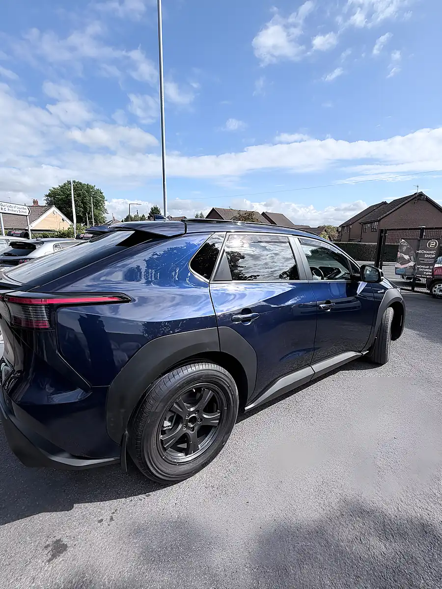 Used 2022 Toyota BZ4X Blue - Interior and Exterior details 5