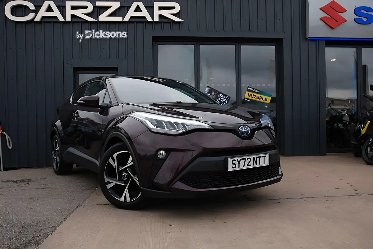 Used 2022 Toyota C-Hr Design Purple - Front View