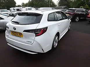 Used 2022 Toyota Corolla Icon Tech Touring Sports White - Interior and Exterior details 10
