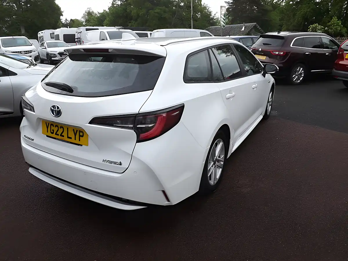 Used 2022 Toyota Corolla Icon Tech Touring Sports White - Interior and Exterior details 10
