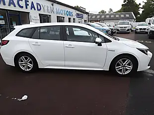 Used 2022 Toyota Corolla Icon Tech Touring Sports White - Interior and Exterior details 11