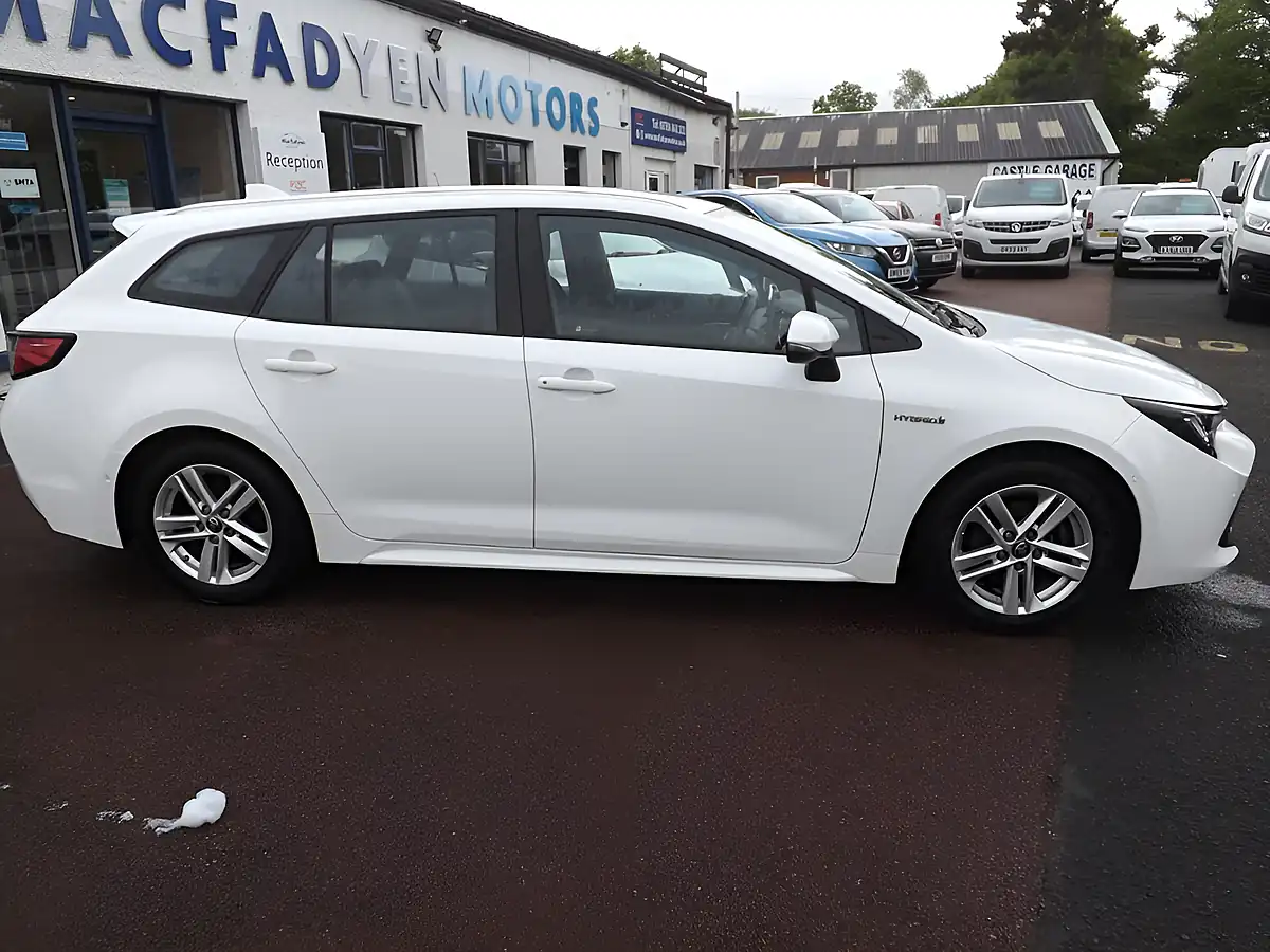 Used 2022 Toyota Corolla Icon Tech Touring Sports White - Interior and Exterior details 11