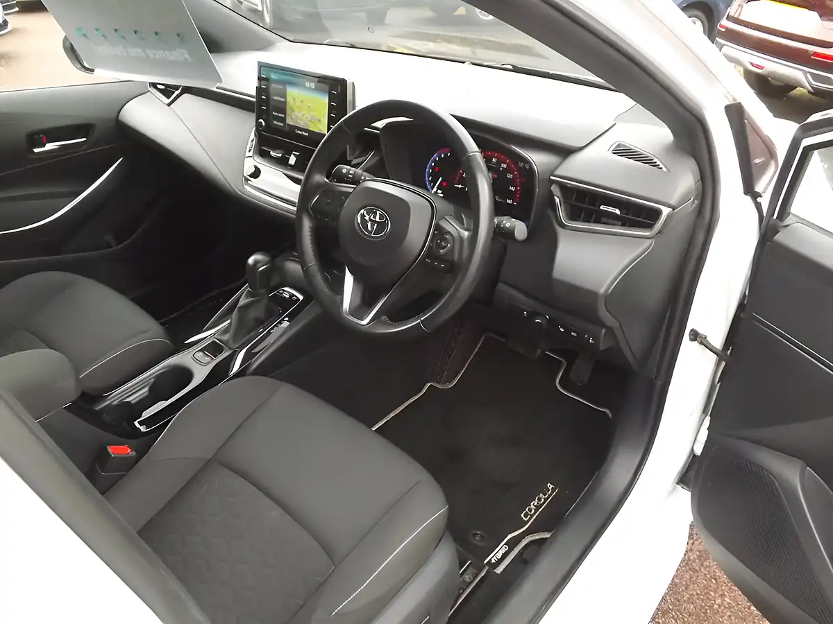 Used 2022 Toyota Corolla Icon Tech Touring Sports White - Interior and Exterior details 16