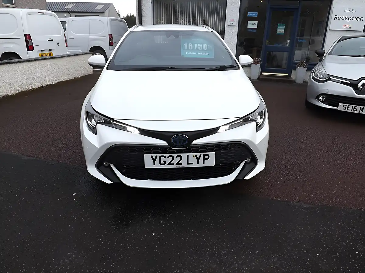 Used 2022 Toyota Corolla Icon Tech Touring Sports White - Interior and Exterior details 2