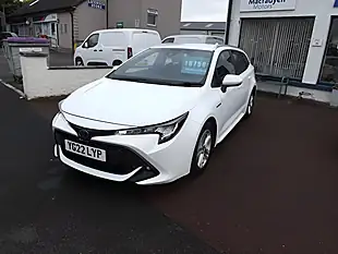 Used 2022 Toyota Corolla Icon Tech Touring Sports White - Interior and Exterior details 3