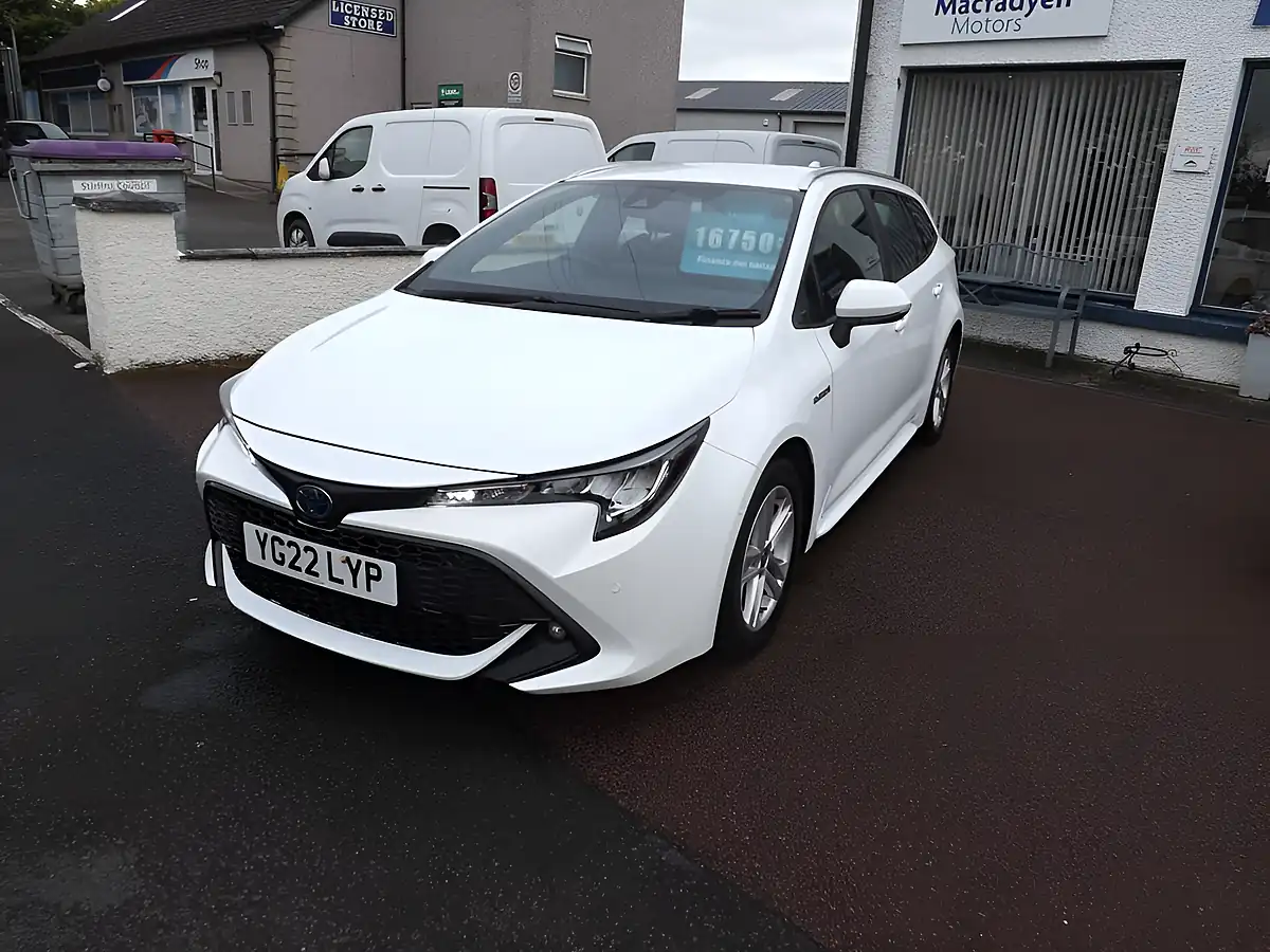 Used 2022 Toyota Corolla Icon Tech Touring Sports White - Interior and Exterior details 3