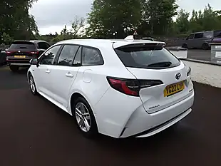 Used 2022 Toyota Corolla Icon Tech Touring Sports White - Interior and Exterior details 6